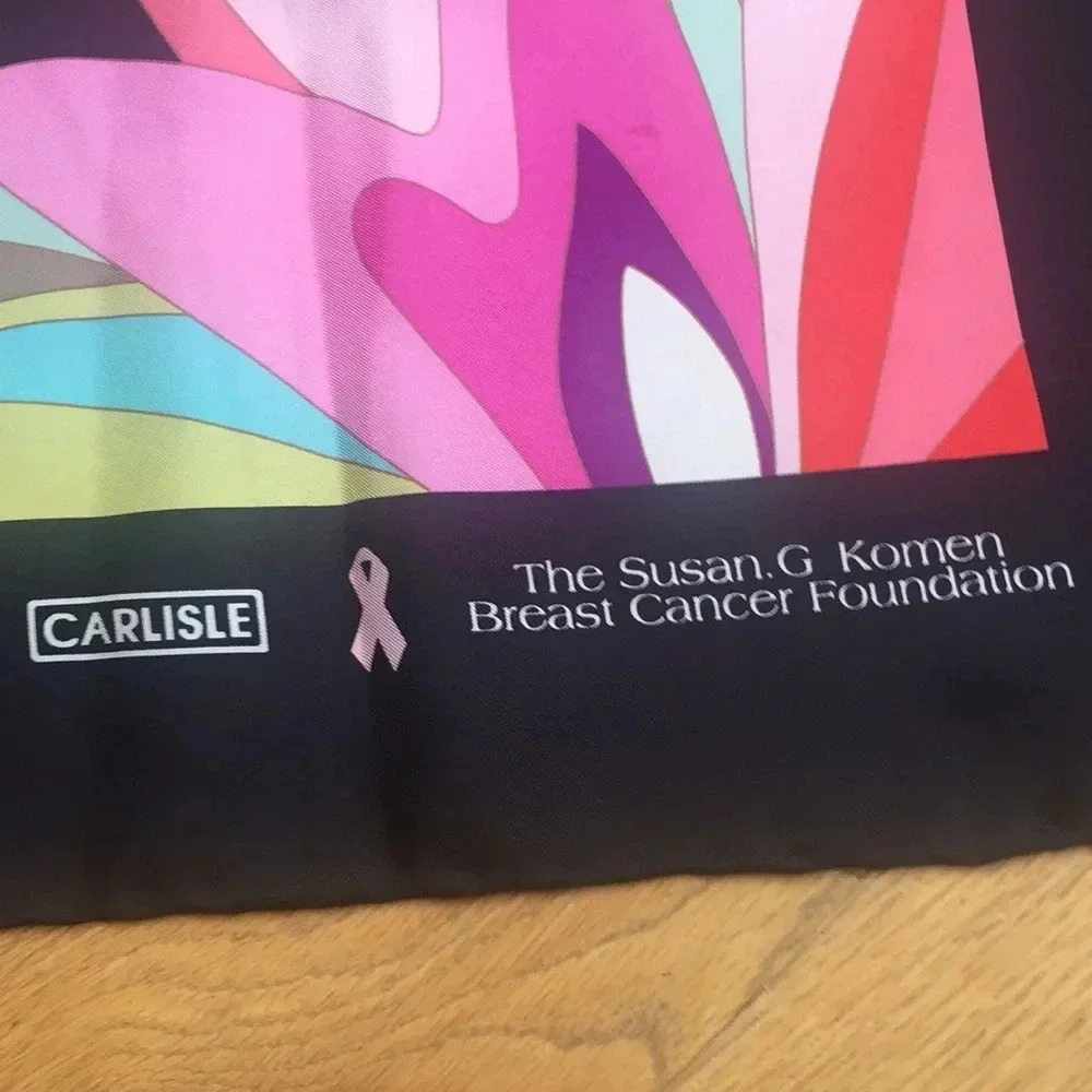 Carlisle Silk Scarf Susan G Komen 06-07 - Picture 2 of 5